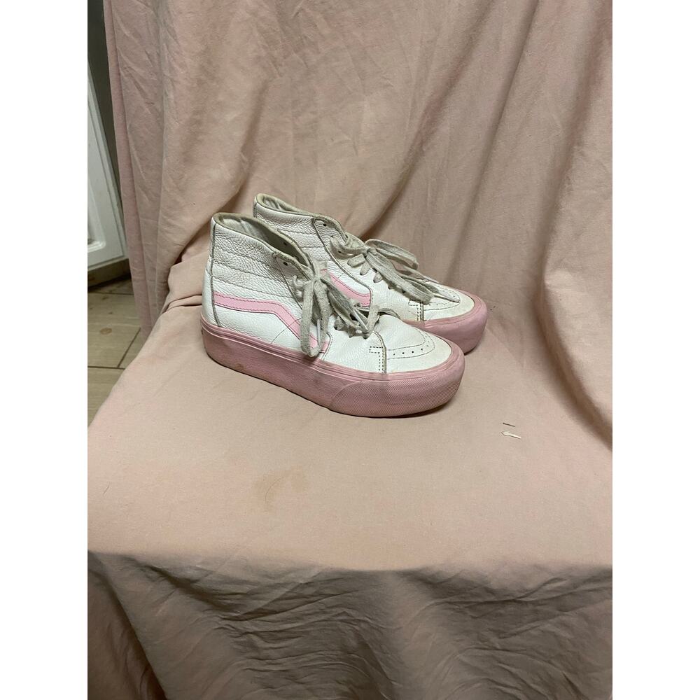 VANS Barbie x Sk8-Hi Tapered Stackform White Pink Womens Size 5